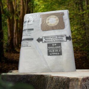 10 Pack Shop Vac 5-8 Gallon Collection Filter Bags